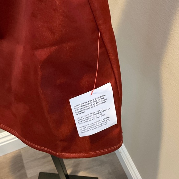 ASOS Red Satin Mini Dress - Picture 5 of 5